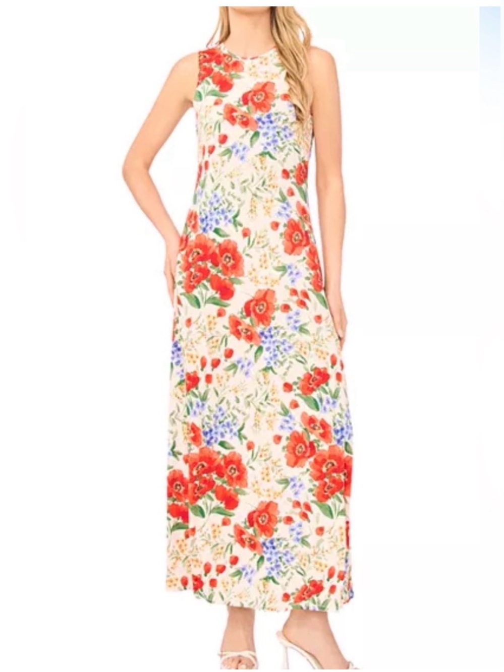 TED BAKER JULIANNE
Poppy Print Tank Maxi Dress